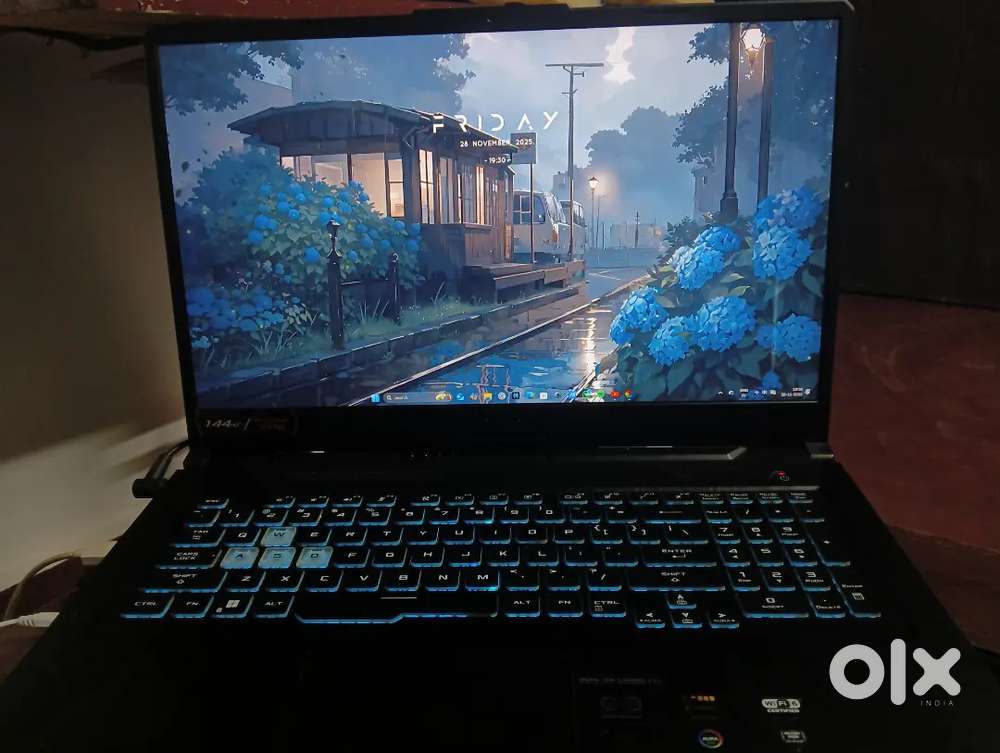 Asus tuf f17(RTX 2050)8gb ram 512gb ssd