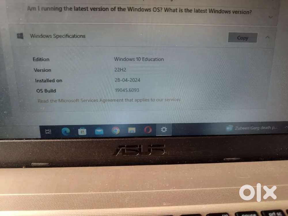 Vivobook 15 ASUS laptop X540UAR