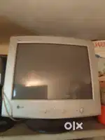 3 CPU, cylinder, monitor, table