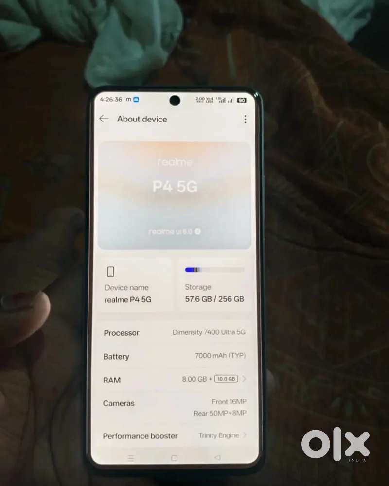 Realme P4 (8gb RAM  256gb Storage) – Sell/Exchange