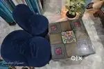Tea Table with Two Chairs
