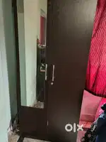 2 Door Wardrobe With Long Mirror