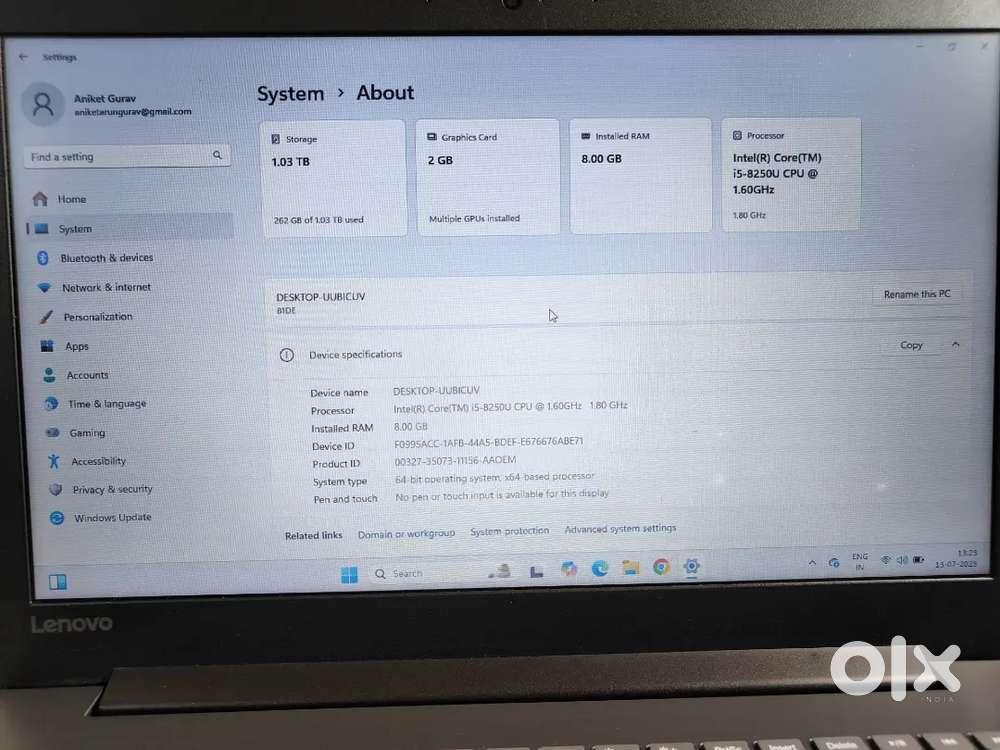 Lenovo laptop