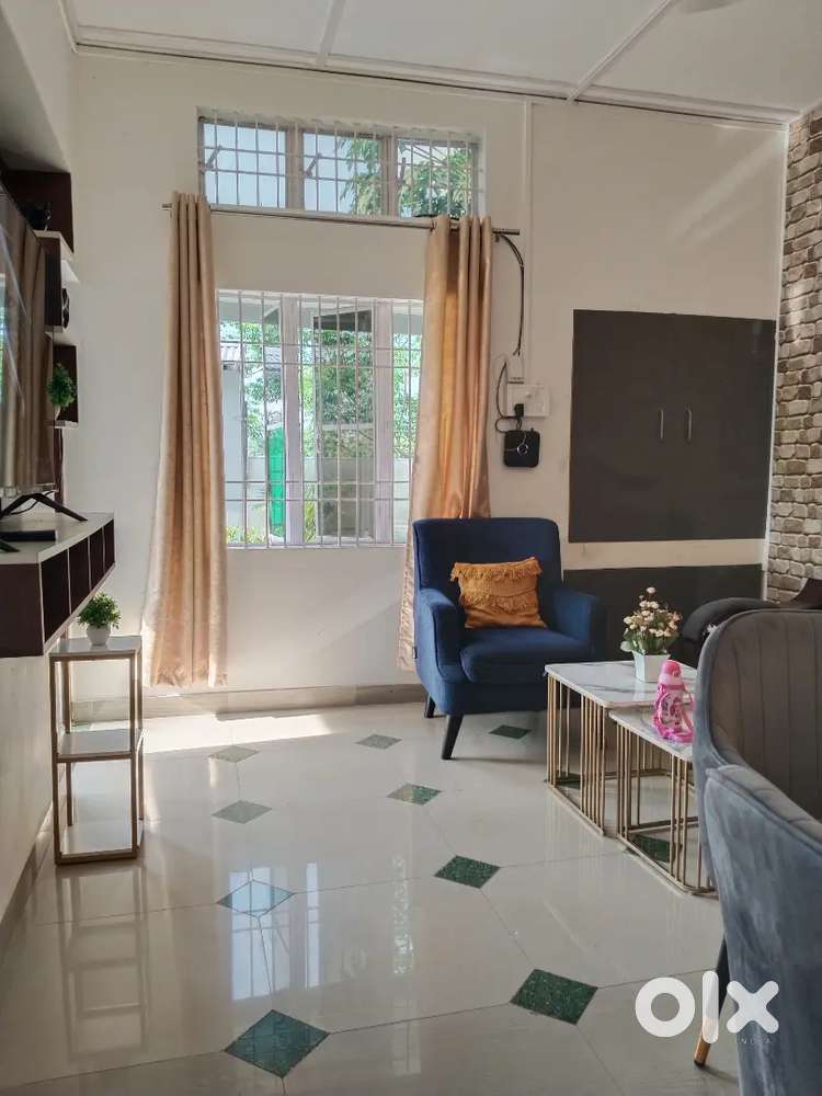 Full furnished with dining , bed , sofa, Ac , and everythig.