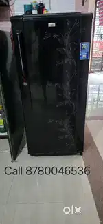 Haier refrigerator 190L capacity black colour