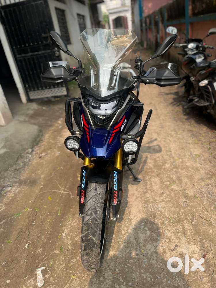 Bmw bike fully accerises loded alpha light 14k, crash gurd 20k