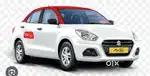 Red taxi id holder