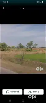 Jaitwara birshighpur men rod se lagi jamin  bamuraha mod ke pass