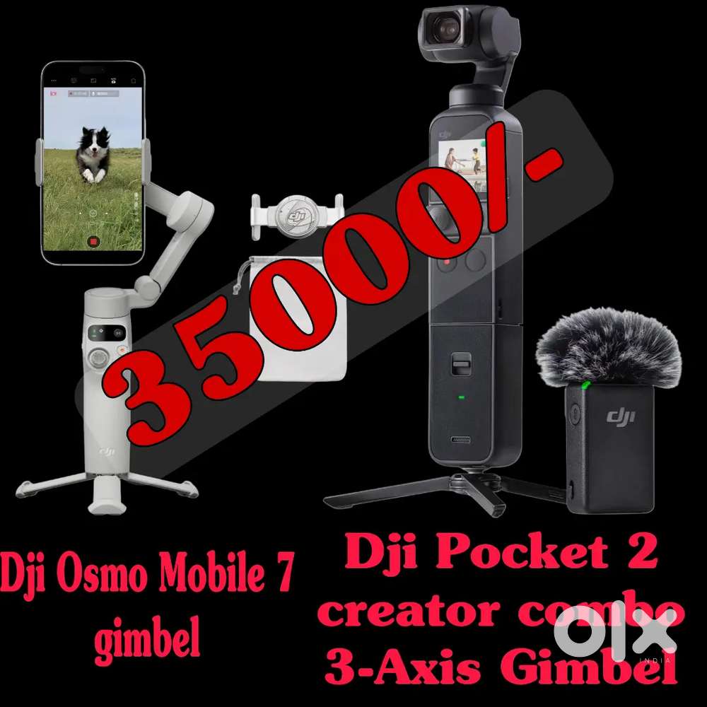 DJI OSMO GIMBEL 7 & DJI POCKET 2