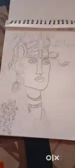 Drawing of krishna ji