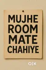 Hello!
I’m looking for a  friendly roommate to share a 2BHK with me.