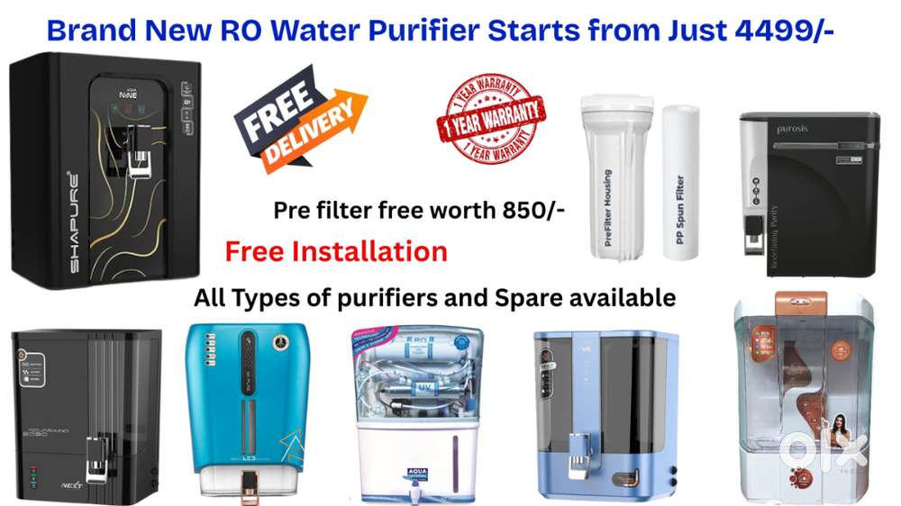 Brand New RO Water Purifier Starts From Just 4499/-
