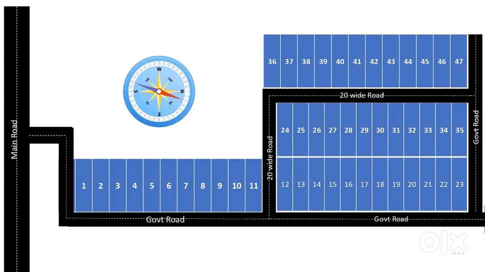 उर्मोड़ा ढाबा से संत किला राम डिग्री कॉलेज  एफसीआई गोदाम के पास प्लॉट