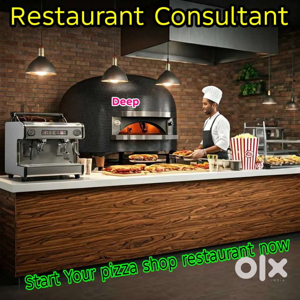खोले अपना पिज़्ज़ा कैफे pizza shop oven griller fryer display counter