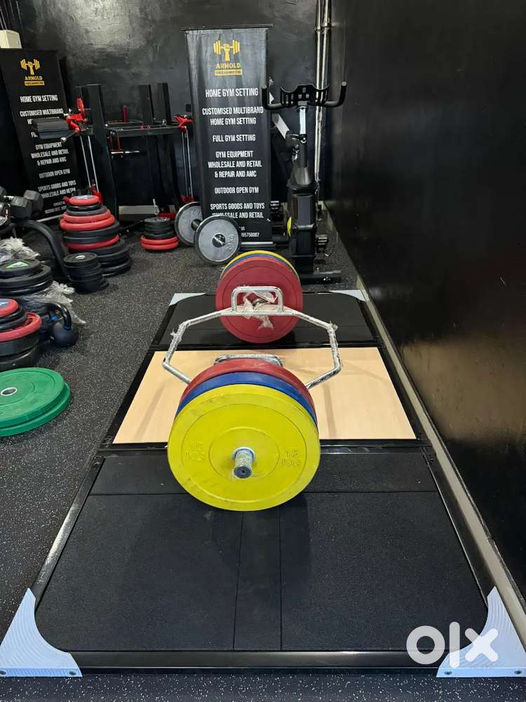 Deadlift Platform & Bumber Plates Available At Best Rate