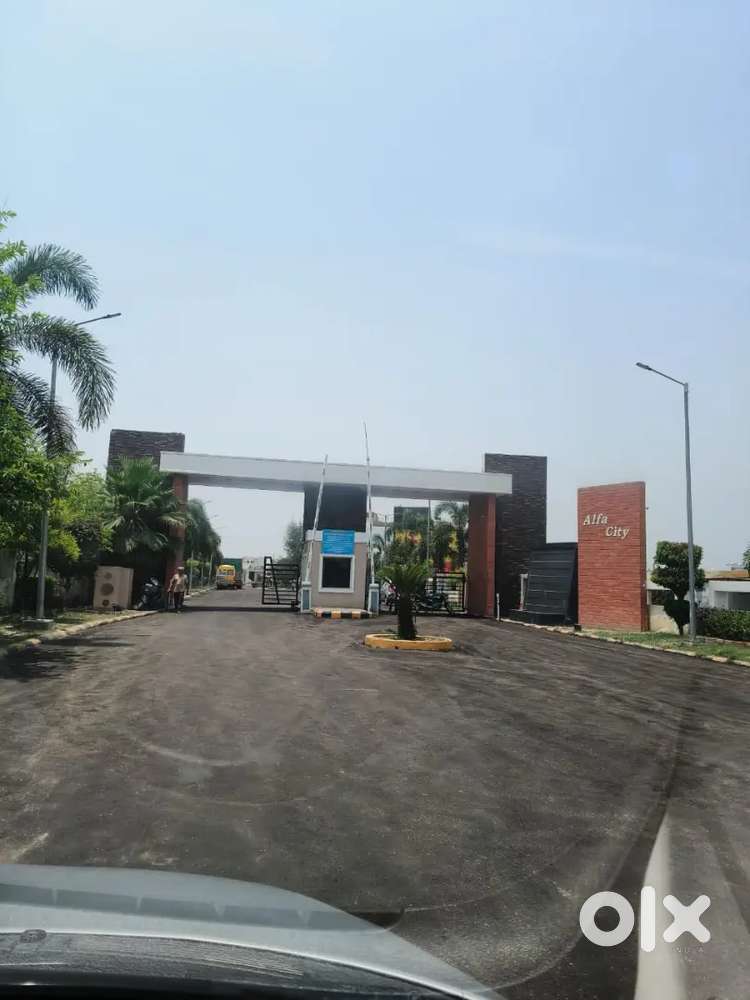 Alfa city colony near miet collage meerut bypass park facing plot
