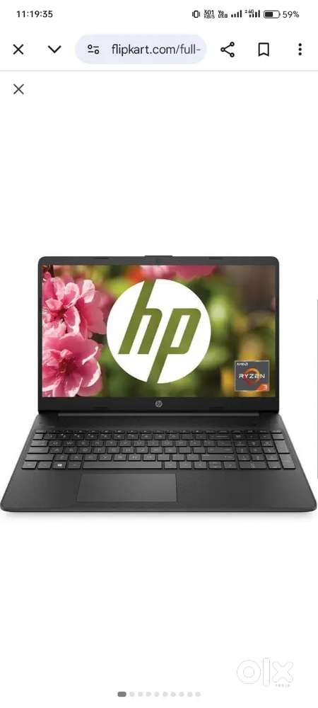 HP 15s AMD Ryzen 3 dual core 3250u (8Gb/256gb/ SSD/windows 11)