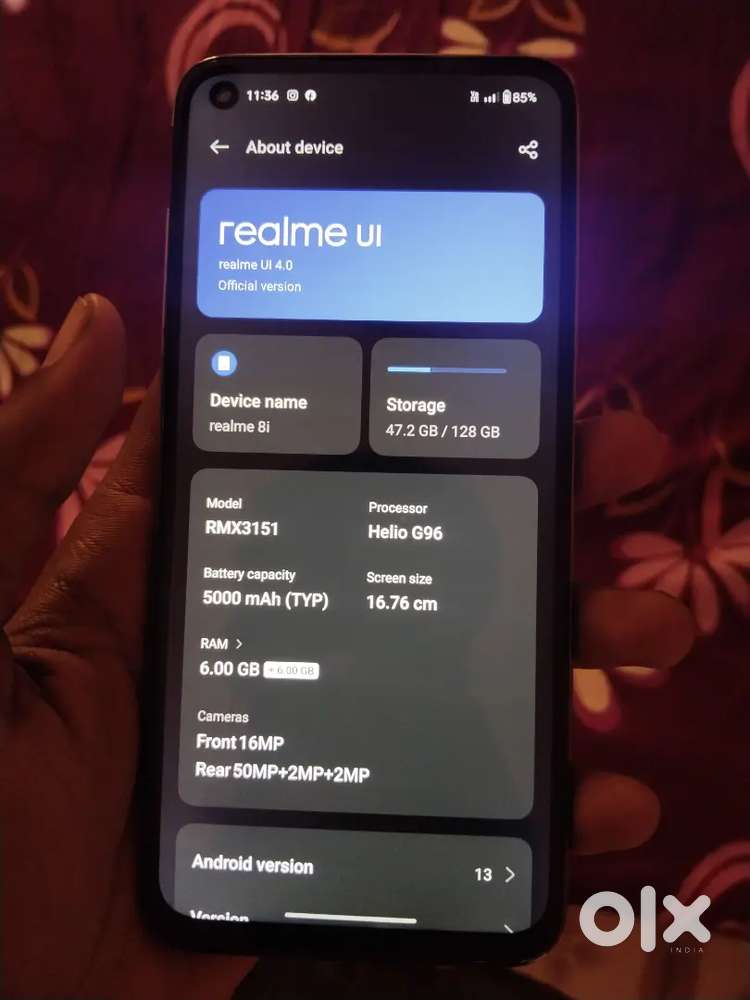 Urgent sale realme 8i
