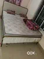 Fancy bed very comfortable big mattress