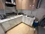Ready to use kitchen counter and deep freezer