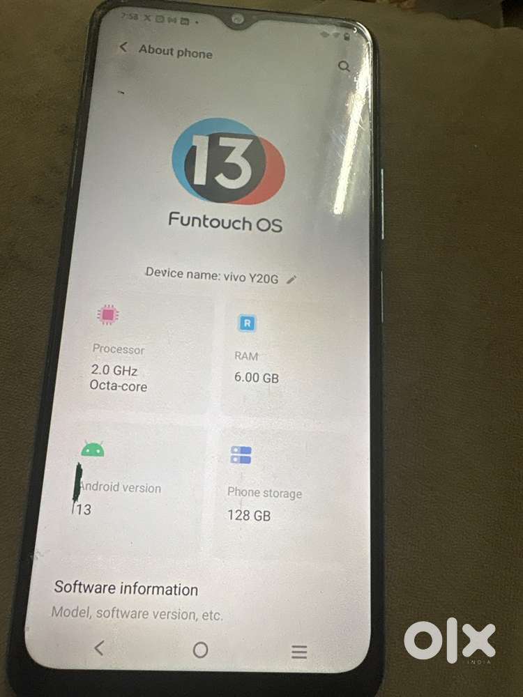 Vivo y20g-good condition android 13