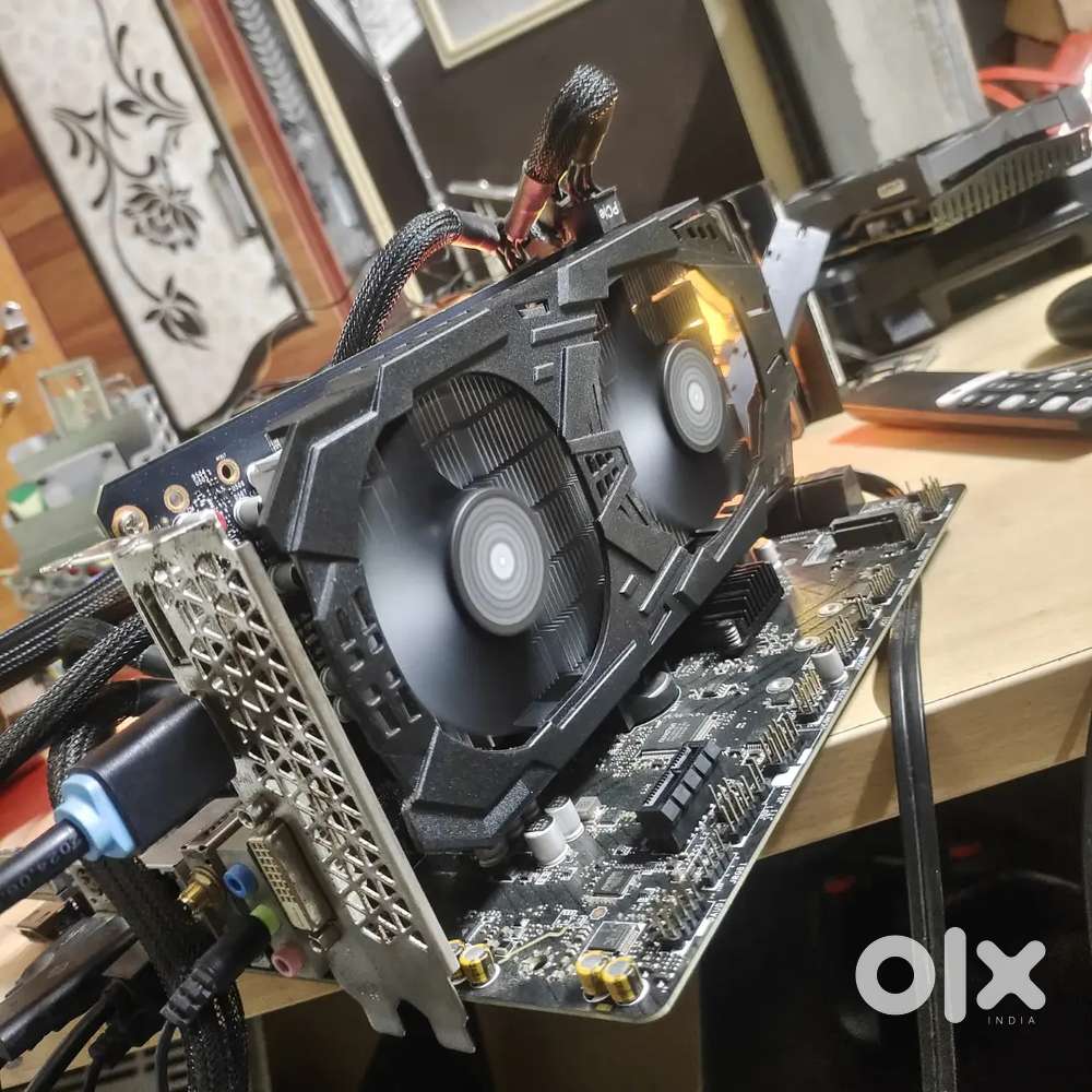 GTX 1650 4gb dual fan DDR 5 all games supported graphics card