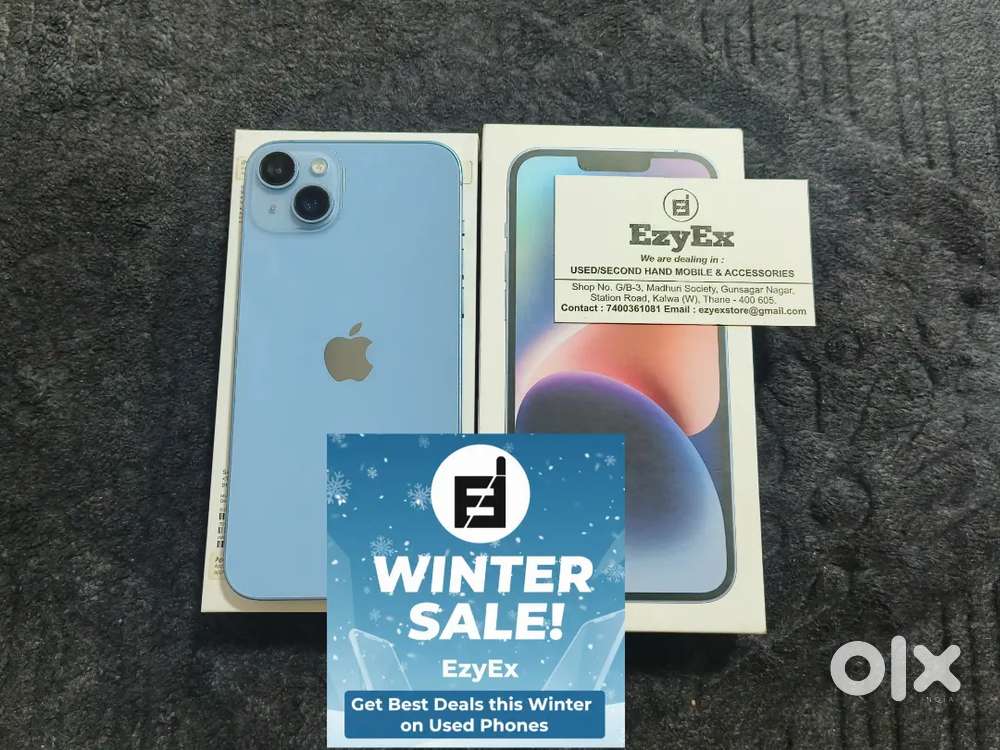 EZYEX-WINTER SALE IPhone 14 Plus 5G 128 GB, Blue Available on Sale!