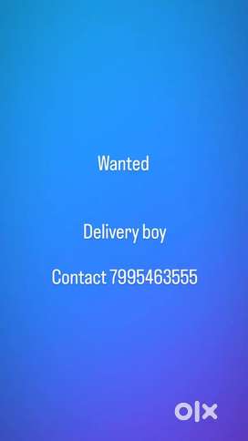 Wanted delivery boy in Abids