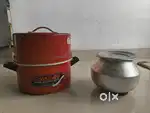Chakson choodarapetty with aluminum vessel and plate