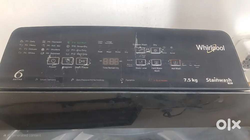 Whirlpool Stainwash Pro washing machine - 7.5 kg