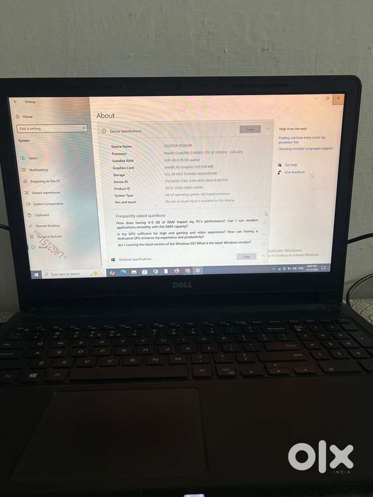 Dell vostro 15