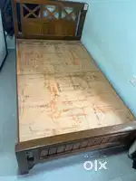 Wooden cot teak wood 6.5*4