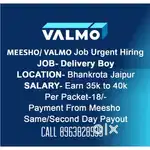 Meesho parcel delivery boy requirement