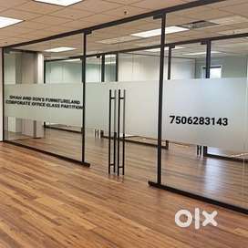 Brand new office glass partition best quality material and glass
