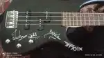 INDIAN OCEAN orignal signed Bass Guitar