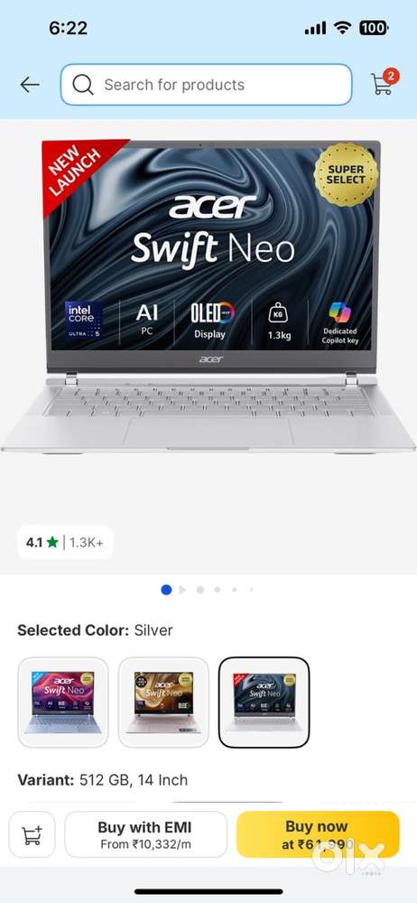 new laptop only 1 month use