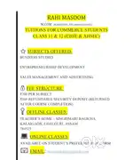 Post graduate tuition teacher (class 11th and 12th)