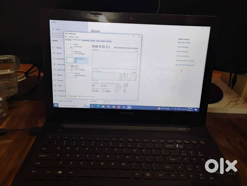 Lenovo Laptop 15.6 inch for sale