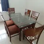 Premium Teak (Sagwan) Wood Dining Table [Price Negotiable]