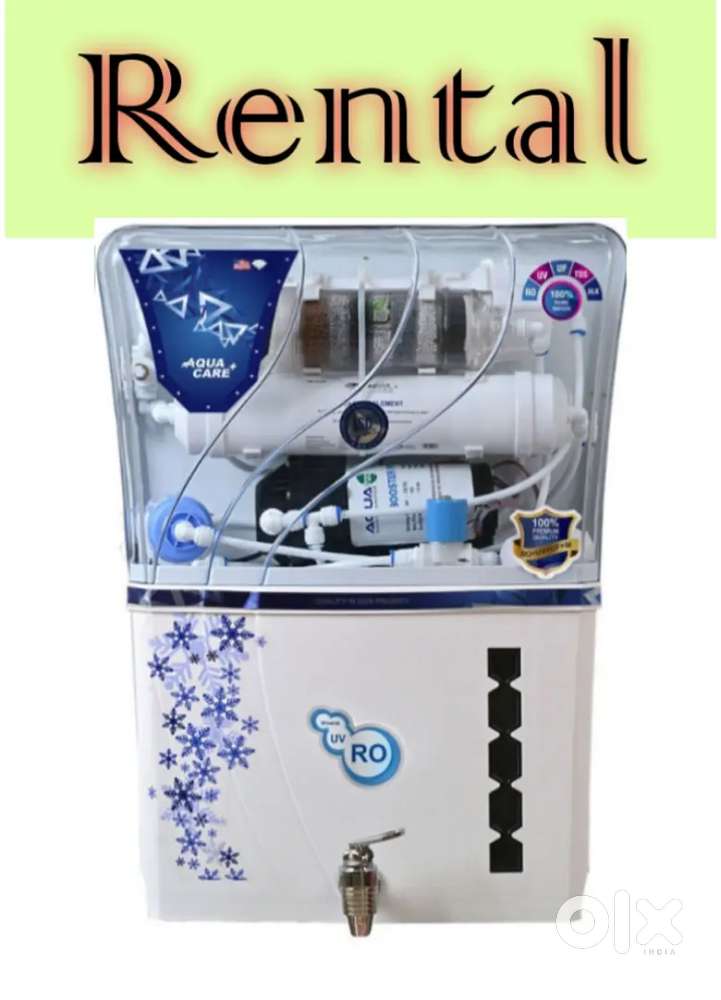 Water purifier available on rent