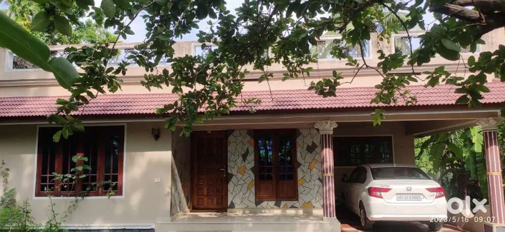 3bhk furnished independent house for rent at aluva alangad