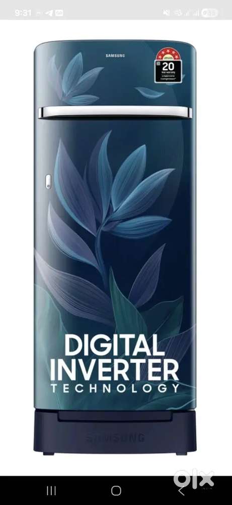 Brand new Samsung 215 L direct cool 5 star refrigerator