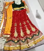 Chaniya choli and Designer Saree - Wore only twice