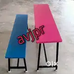 New play school furniture set table with bench set coching furniture