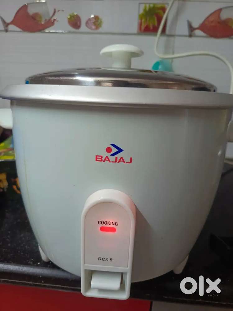 New BAJAJ RCX 5 Electric Rice Cooker 1.8L
