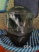 SMK helmet in matte black