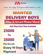 Delivery boy Hiring