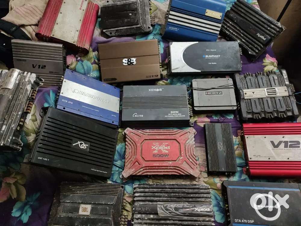 Music System Amp Woofer Jbl, pioneer,Sony,Blaupunkt,Stereo,Speakers.