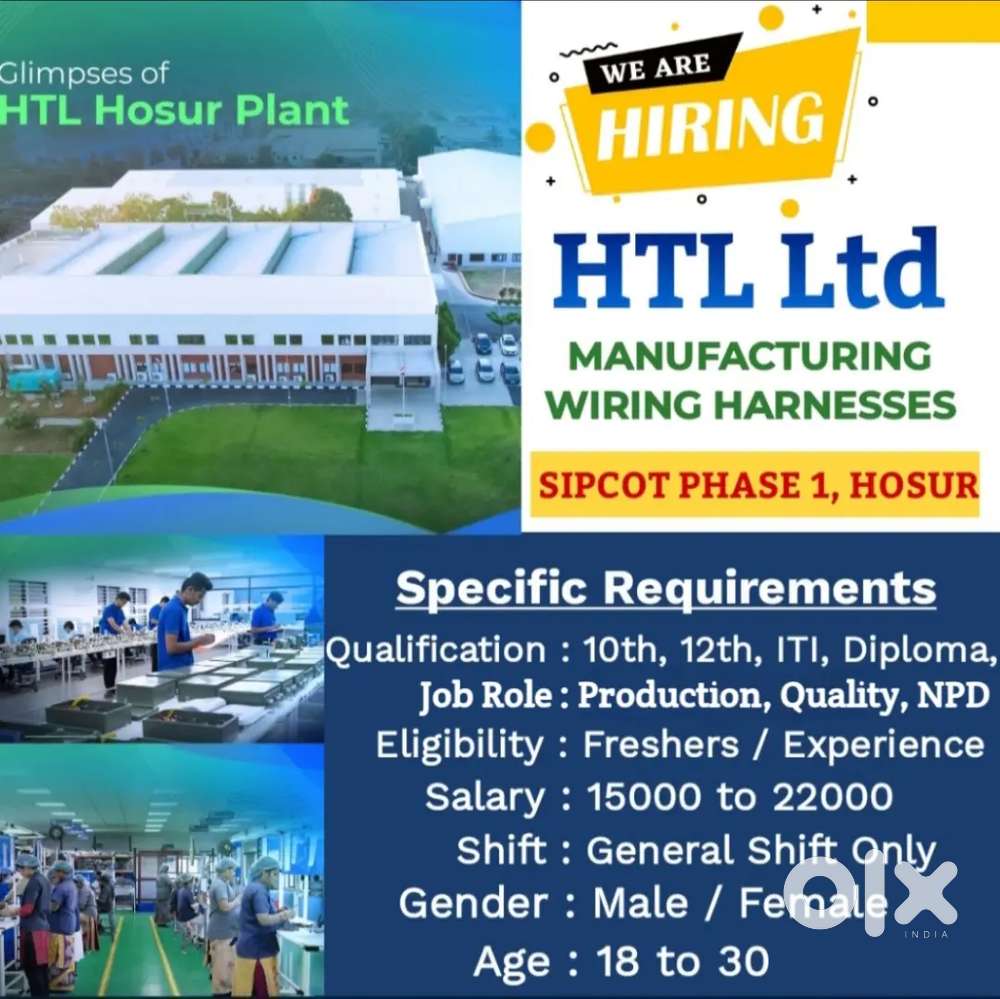 JOB VACANCY HTL Ltd WIRING HARNESSES