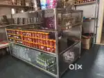 Stainless steel showcase